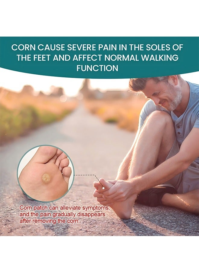 سوميفون 24 منصات إزالة الذرة منصات,إزالة الذرة خطوة واحدة,24 الضمادات الطبية,المكونات الطبيعية,خبير العناية بالقدمين,علاج النباتي للقلوس,تخفيف الألم من القلوس,الذرة,البثور,الاحتكاكات الكعب,, - Image 2