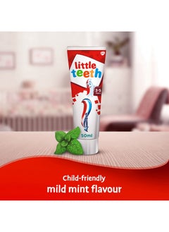 Aquafresh Little Teeth Toothpaste (35Y) 50Ml Cavity Protection  - Image 5
