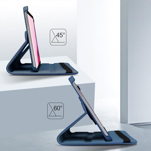 TGK 360 Rotatable Smart Flip Case Cover for Lenovo Tab M9 9 Inch TB310XU / TB310FU (Dark Blue) - Image 5
