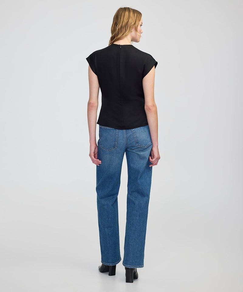 Ipekyol Satin-Effect Belted Blouse - Image 5