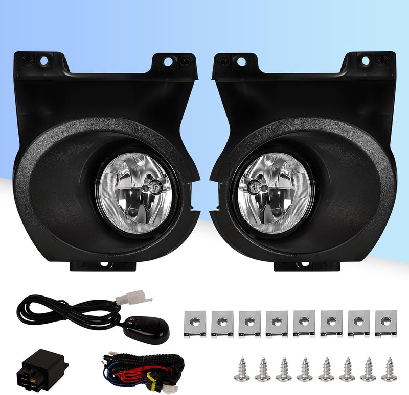Boxlight Fog Lights for 2011-2014 Ford F-150 with H10 12V42W Bulbs - Clear Lens Assembly - Image 2