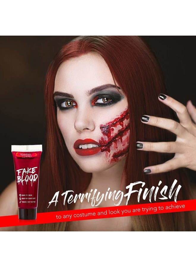 Splashes & Spills Realistic Fake Blood - Face and Body Paint - Pretend Costume and Dress Up Makeup - New Improved Formula! (10ml) - Image 5