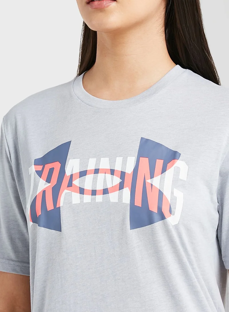 UNDER ARMOUR Training Overlay T-Shirt