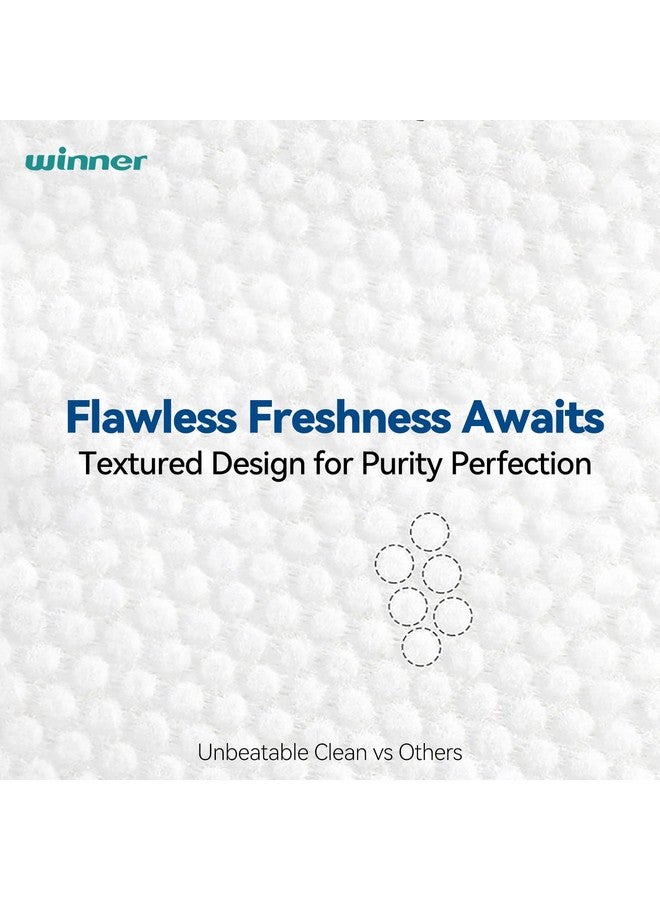 وينر مناشف الوجه وينر، مناشف وجه للاستخدام مرة واحدة مصنوعة من القطن الأمريكي بنسبة 100%، مناديل وجه غير معطرة، مناديل جافة لإزالة المكياج فائقة النعومة، مناشف وجه متينة لتنظيف البشرة، 55 منديلًا، عبوة واحدة - Image 3