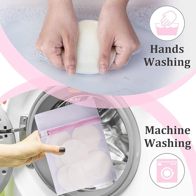 AEREX Reusable & Washable Nursing Breast Pads | Nursing Breast Pad for Feeding Mothers | Nipple Pads for Women | Leak Proof Nursing Pads for Breastfeeding Moms | Maternity Feeding Pads (Pack of 10) - Image 5