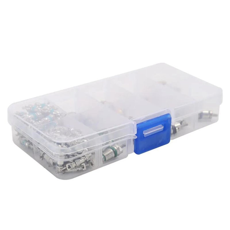 Automotive AC Valve Core Kit for R12 R134a with Removal Tools - Image 3