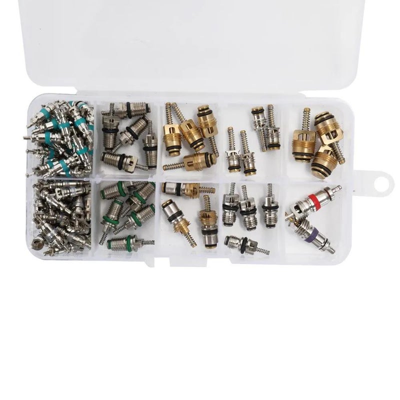 Automotive AC Valve Core Kit for R12 R134a with Removal Tools - Image 5