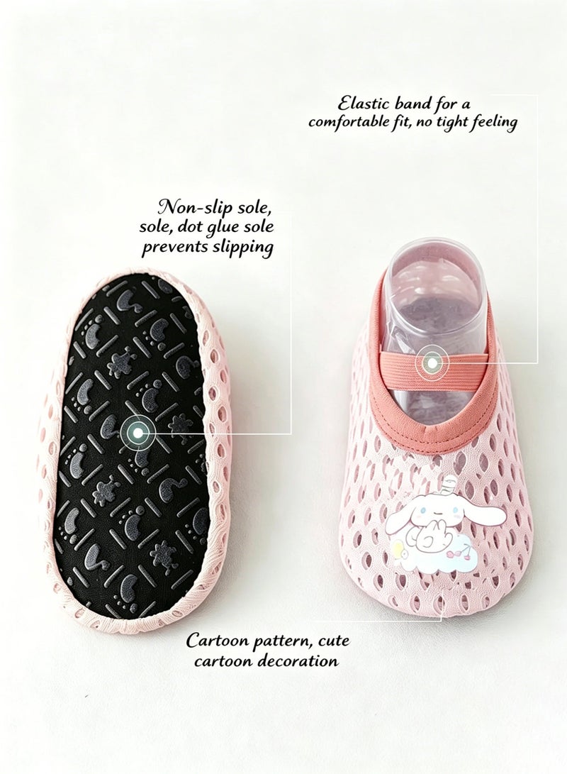 Amanli Size S Baby floor shoes Baby walking shoes Baby floor socks Non-slip soft-soled shoes Baby mesh shoes Cartoon children's shoes - Image 2