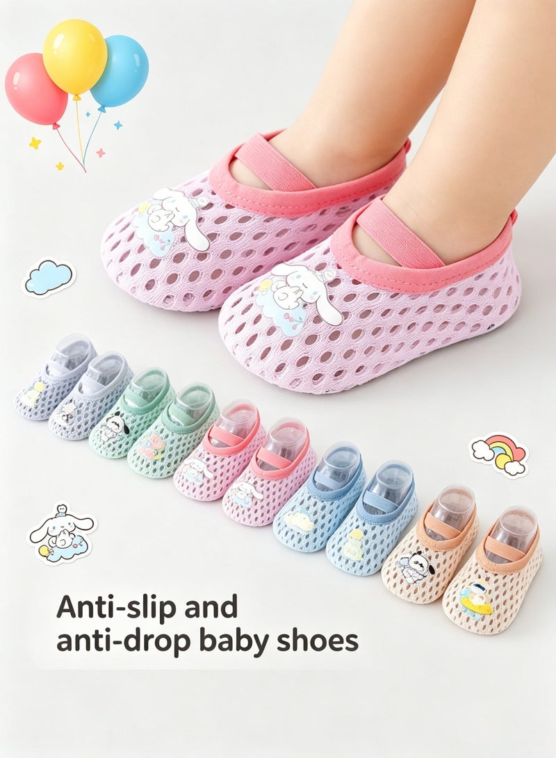 Amanli Size S Baby floor shoes Baby walking shoes Baby floor socks Non-slip soft-soled shoes Baby mesh shoes Cartoon children's shoes - Image 5