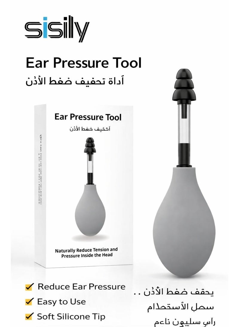 Sisily Ear Pressure Relief Suction Device – Airplane Ear Pain & Pressure Tool, Helps Inner Ear Balance, Non-Medication Migraine & Headache Tension Relief - Image 2