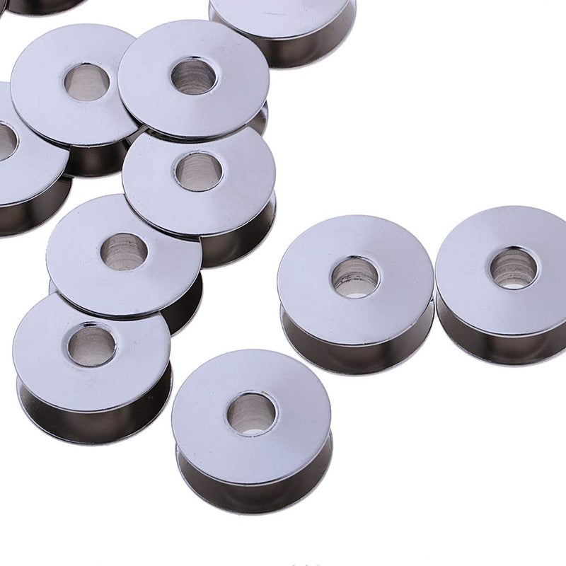 non 20 قطعة بوبينات معدنية عالمية 20x10 مم لآلة الخياطة الصناعية بديل للبوبين - Image 5