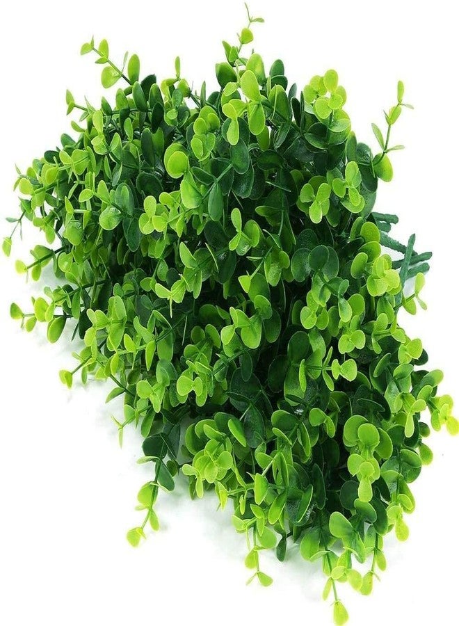 TEMCHY 24 Bundles Outdoor Artificial Boxwood Stems Faux Plants Shrubs, Fake UV Resistant Greenery Foliage Spring for Farmhouse, Home, Garden, Office, Patio, Wedding Decor - Image 4