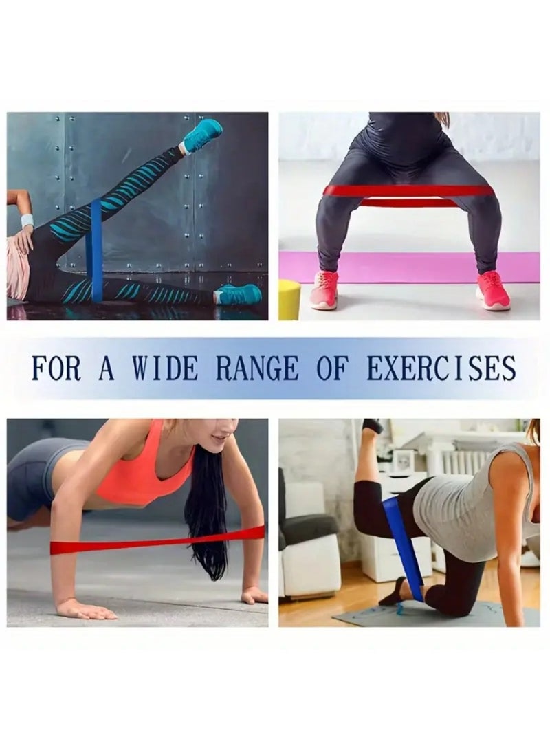 ZedForce 5-Pack Resistance Bands Set for Women & Men – Elastic Workout Bands with 5 Levels for Fitness, Yoga, Strength Training, Home Gym, Stretching & Physical Therapy – Non-Slip & Durable - Image 2