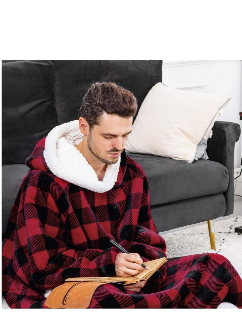 إسكدنيا شتاء 2024 تمديد عمودي جيب بطانية بطانية الصوف الفانيلا التلفزيون - Image 2