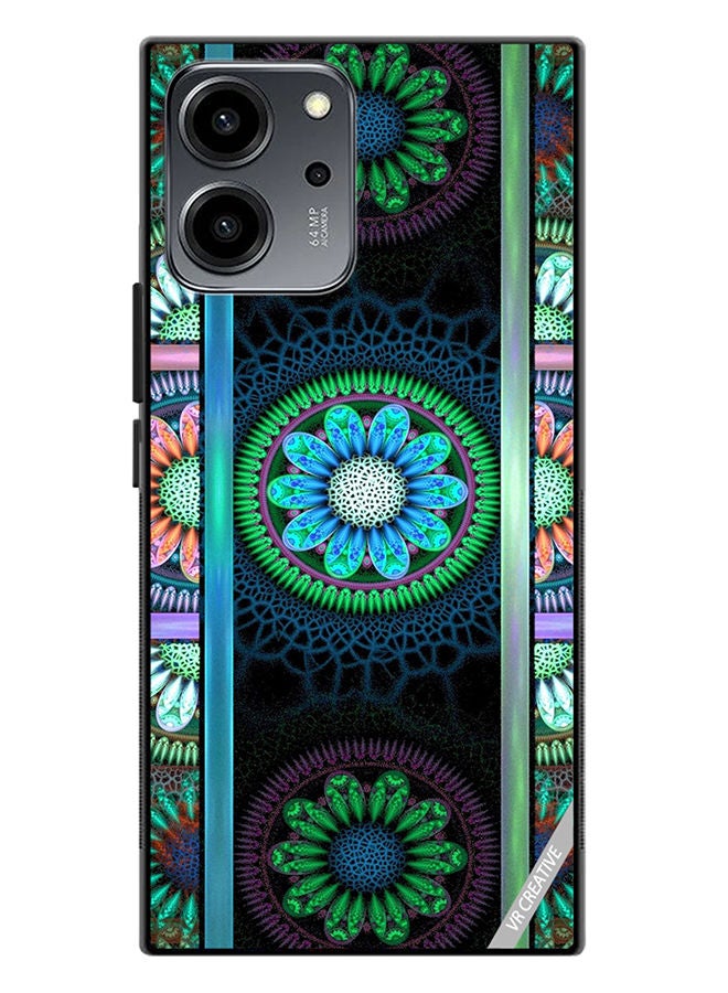 VR CREATIVE Protective Case Cover For Honor 80 SE Flower Design Multicolour - Image 1