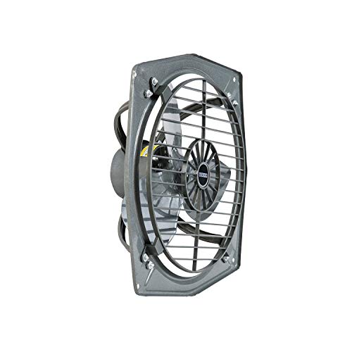Usha Aeroclean 230 mm (9‑Inch) Exhaust Fan | Goodbye Oil & Dust Lacquer Coating | 100% Copper Motor | Scratch‑&‑Stain‑Resistant | Aerodynamically Balanced Blades | 2‑Year Warranty| Metallic Grey - Image 4