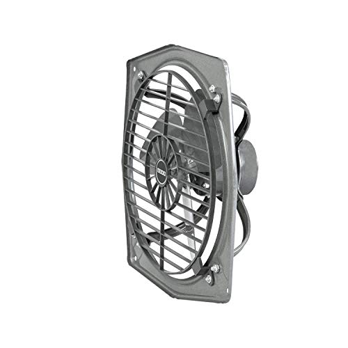 Usha Aeroclean 230 mm (9‑Inch) Exhaust Fan | Goodbye Oil & Dust Lacquer Coating | 100% Copper Motor | Scratch‑&‑Stain‑Resistant | Aerodynamically Balanced Blades | 2‑Year Warranty| Metallic Grey - Image 3