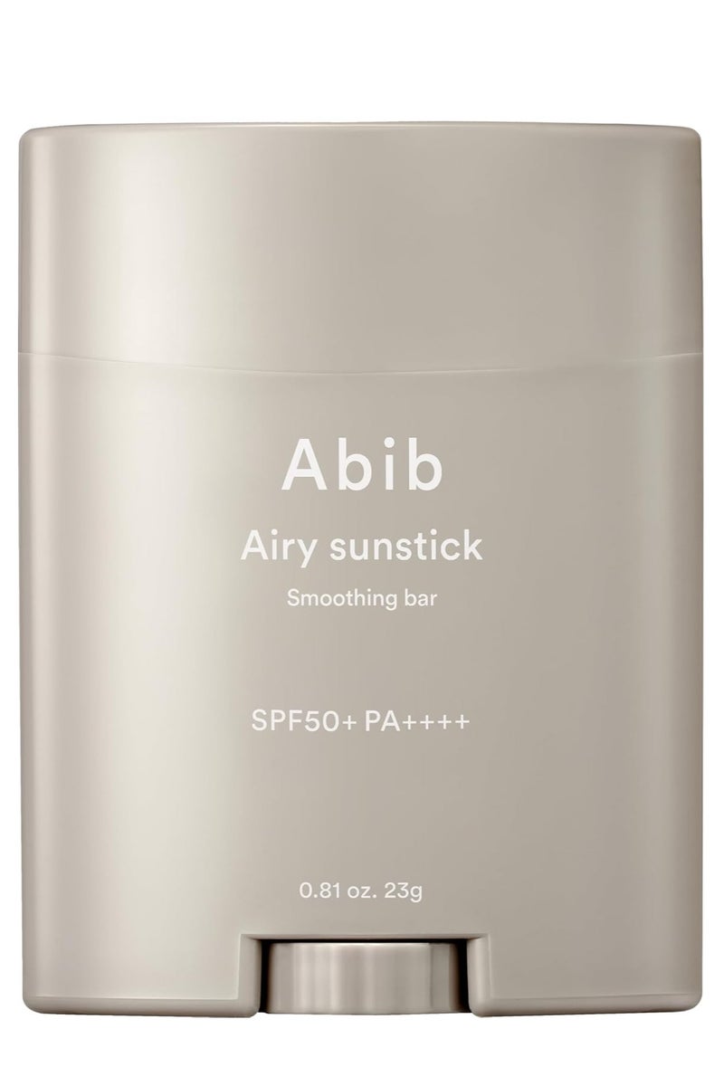ابيب أبيب Airy Sunstick Protection Bar واقي شمس بعامل حماية SPF50+ واسع الطيف | واقي شمس كوري على شكل ستيك، بدون طبقة بيضاء، سهل التطبيق، مقاوم للماء | 23 غرام. - Image 1
