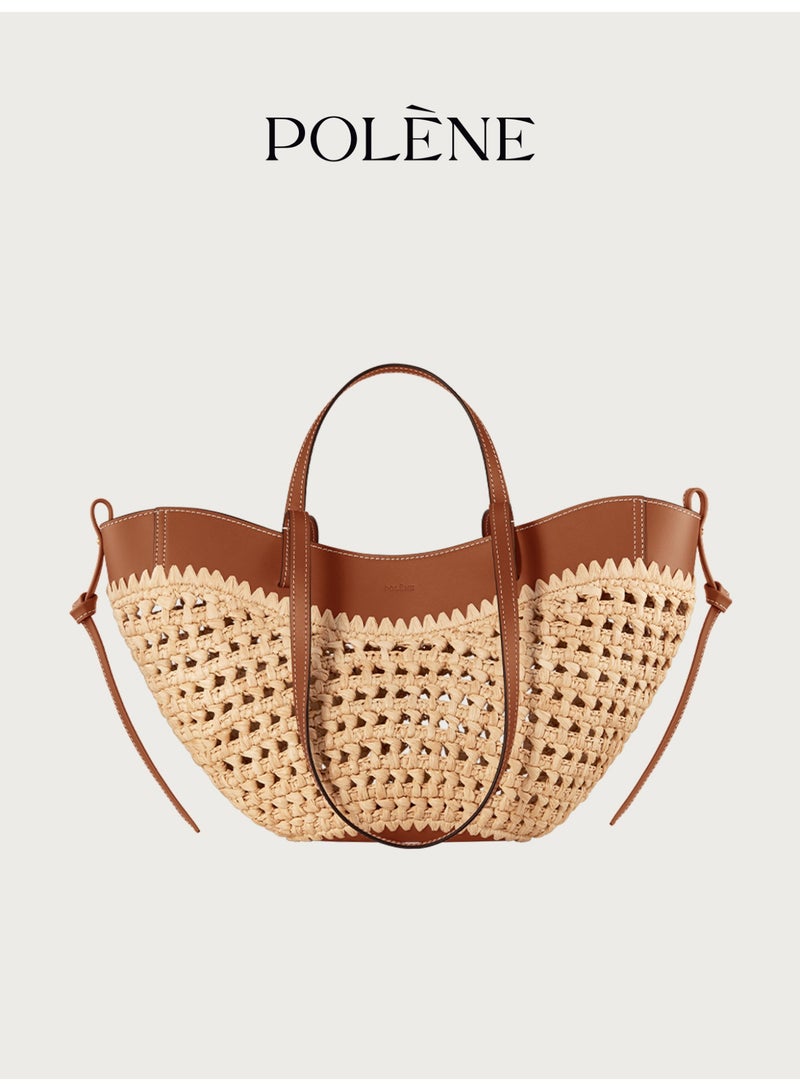 Polène Cyme Mini Bourne Dry Vermilion Leather Shoulder Bag - Image 1