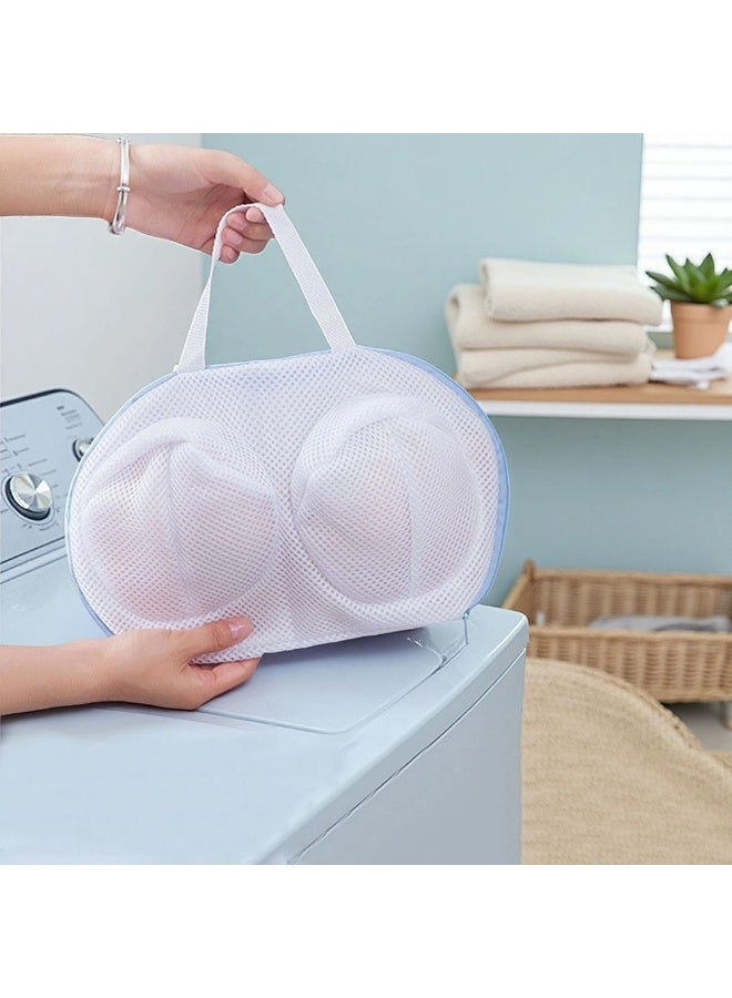 2pcs Bra Wash Bags With Zipper For Woman，Non-Deform Lingerie Laundry Bags For Washing Machine & Storage，Multiple Sizes Are Suitable，Use For Washing And Drying - Image 5