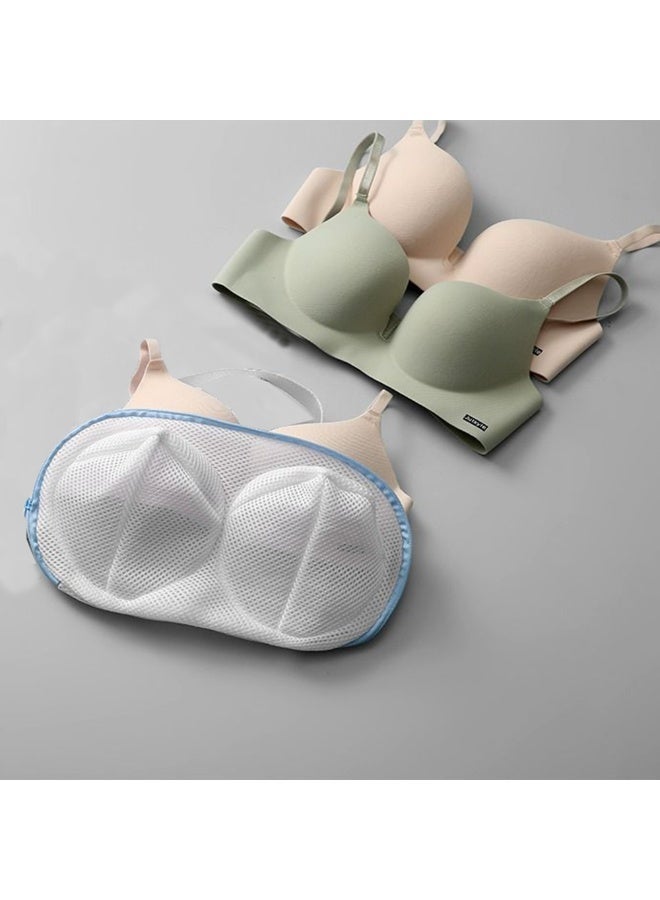 2pcs Bra Wash Bags With Zipper For Woman，Non-Deform Lingerie Laundry Bags For Washing Machine & Storage，Multiple Sizes Are Suitable，Use For Washing And Drying - Image 2