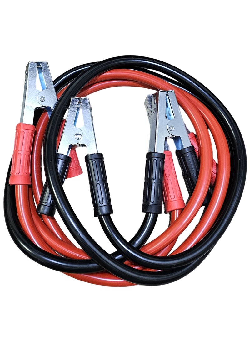 Generic Heavy Duty Car Battery Booster cable Clamp with Alligator Clip (3000 Amp), Red and Black 