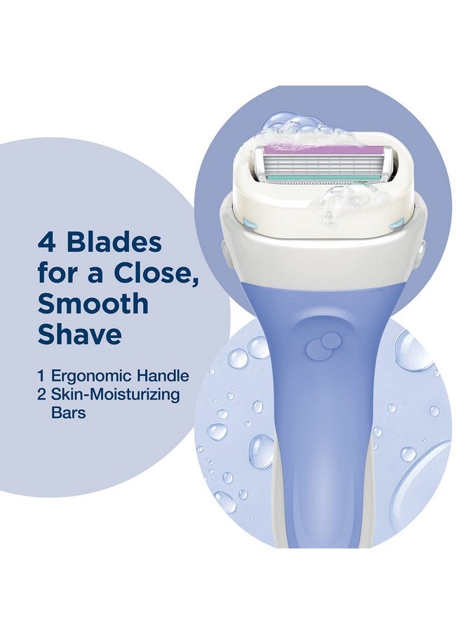 Intuition Schick Intuition Pure Nourishment Razors for Women | 1 Razor & 2 Intuition Razor Blades Refill with Organic Cocoa Butter  - Image 5