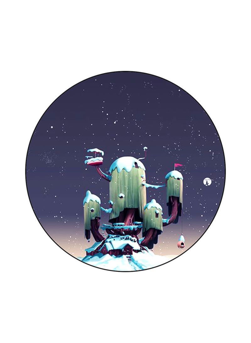 RKN Printed Round Mouse Pad Multicolour