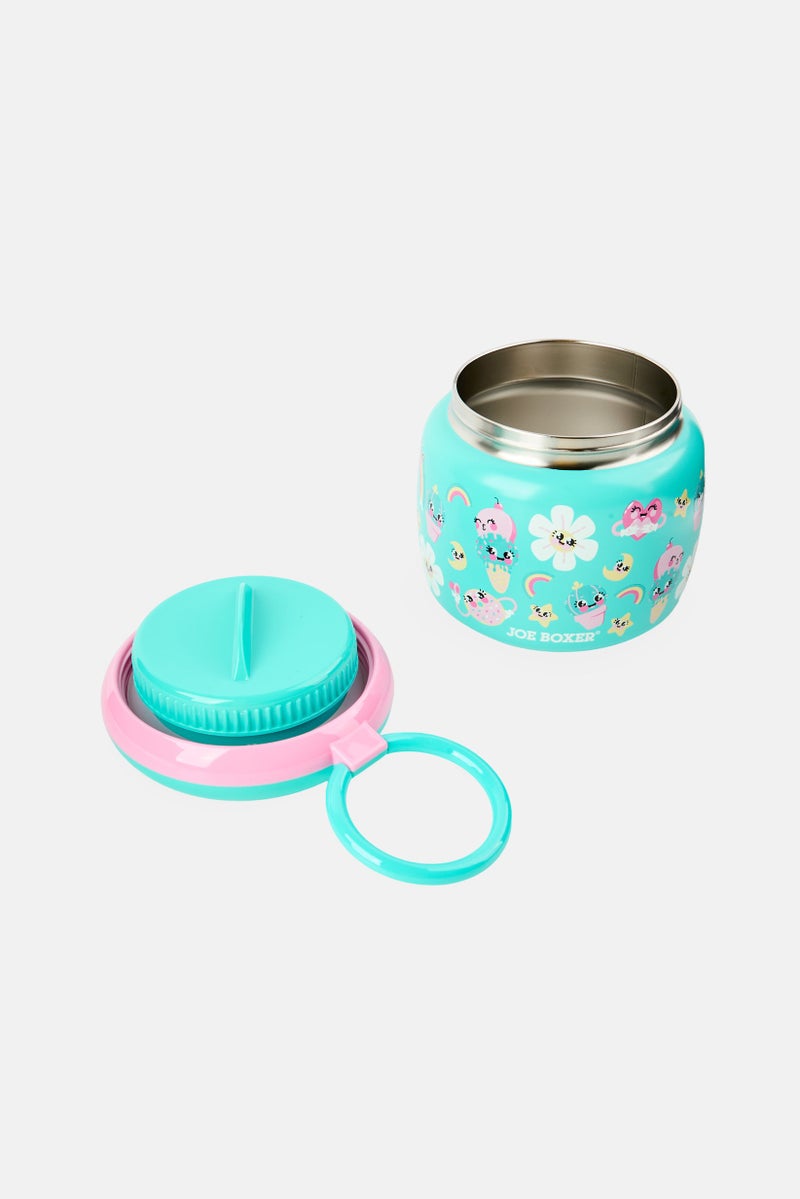 Joe Boxer Graphic Print Lunch Jar, Sea Green - Image 2