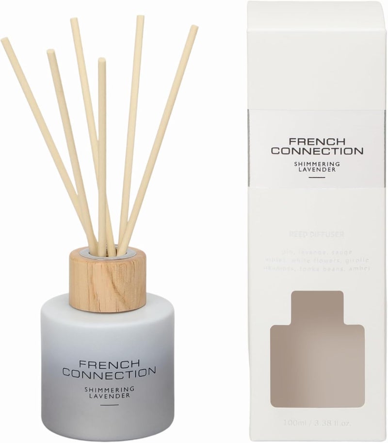 French Connection Ombre Collection Reed Diffuser - Shimmering Lavender - Image 3