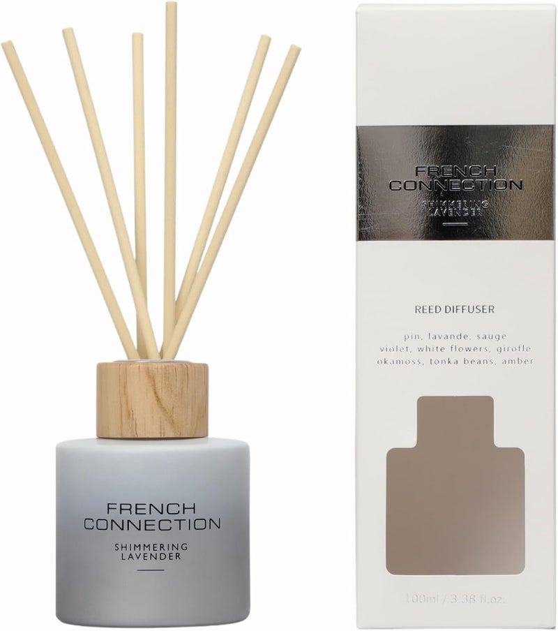 French Connection Ombre Collection Reed Diffuser - Shimmering Lavender - Image 1