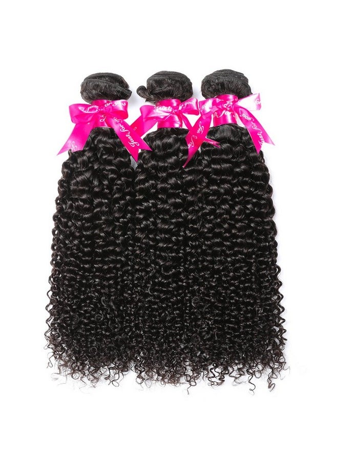 Hermosa - Ermosa 10A Curly Human Hair 3 Bundles 12 14 16 Inch 100% Unprocessed Brazilian Curly Hair Bundles Soft Remy Hair - Image 1