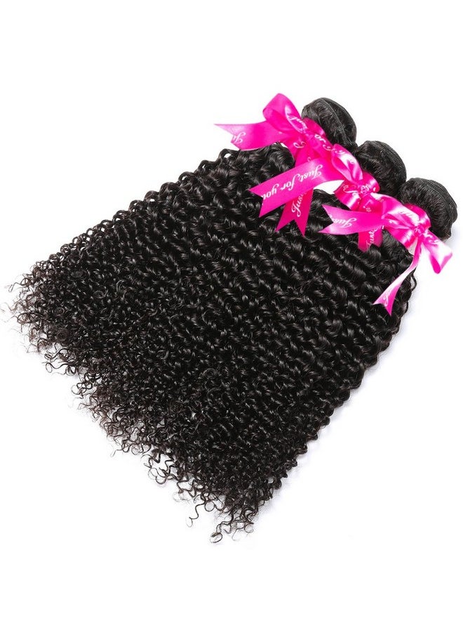 Hermosa - Ermosa 10A Curly Human Hair 3 Bundles 12 14 16 Inch 100% Unprocessed Brazilian Curly Hair Bundles Soft Remy Hair - Image 1