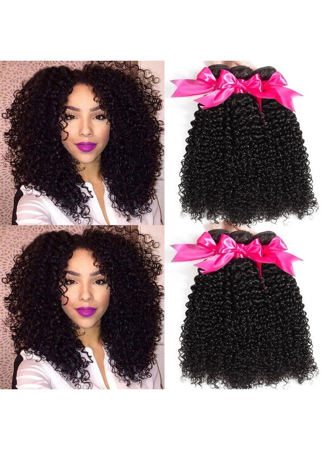 Hermosa - Ermosa 10A Curly Human Hair 3 Bundles 12 14 16 Inch 100% Unprocessed Brazilian Curly Hair Bundles Soft Remy Hair - Image 1