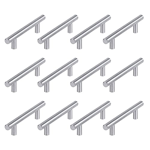 Atlantic Cabinet Handle Stainless Steel Brushed Nickel For Kitchen And All Types Wooden Furniture Doors, Total Length: 5.50 Inches, Hole To Hole - 96 Mm,Pack Of 12 Pcs - Pull Handle - Image 1