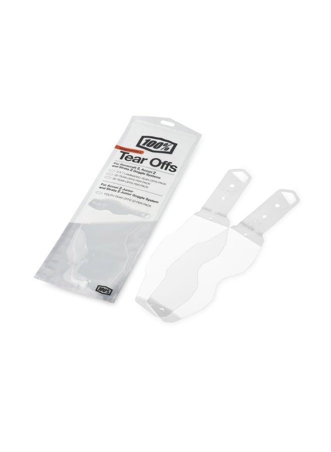 100% Professional choice Standard Tear Offs 20 Pack - RC2/AC2/ST2 Compatible (2 x 7 Pack) - Image 1