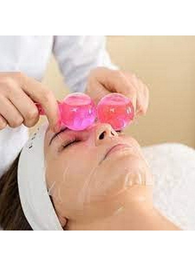 MIRARIYA Facial Ice Globes for Face & Eye Puffiness Relief Reduce Fine Lines and (PINK) - Image 2