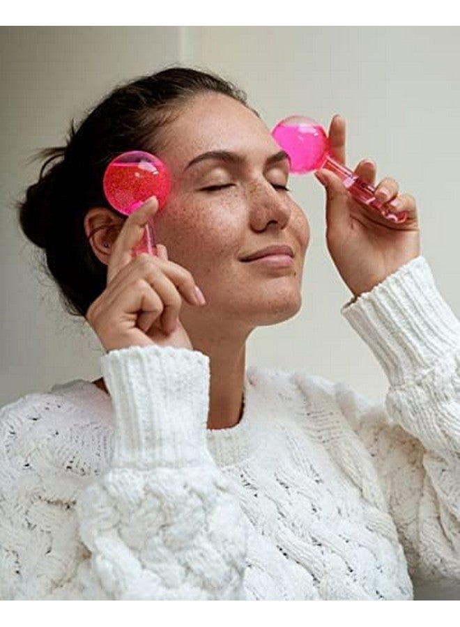 MIRARIYA Facial Ice Globes for Face & Eye Puffiness Relief Reduce Fine Lines and (PINK) - Image 4