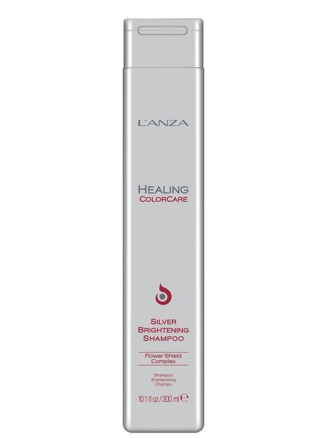 L'anza Healing Colorcare Silver Brightening Shampoo For Silver Gray White Blonde & Highlighted Hair Boosts Shine And Brightness While Healing Controls Unwanted Warm Tones (10.1 Fl Oz) - Image 1