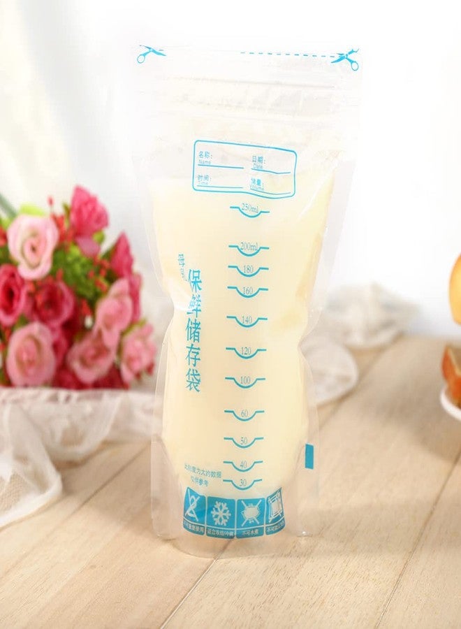 Oncarnival 30Pcs 250ml Baby Clear Breast Milk Storage Bag Feeding Freezer Seal Container - Image 4
