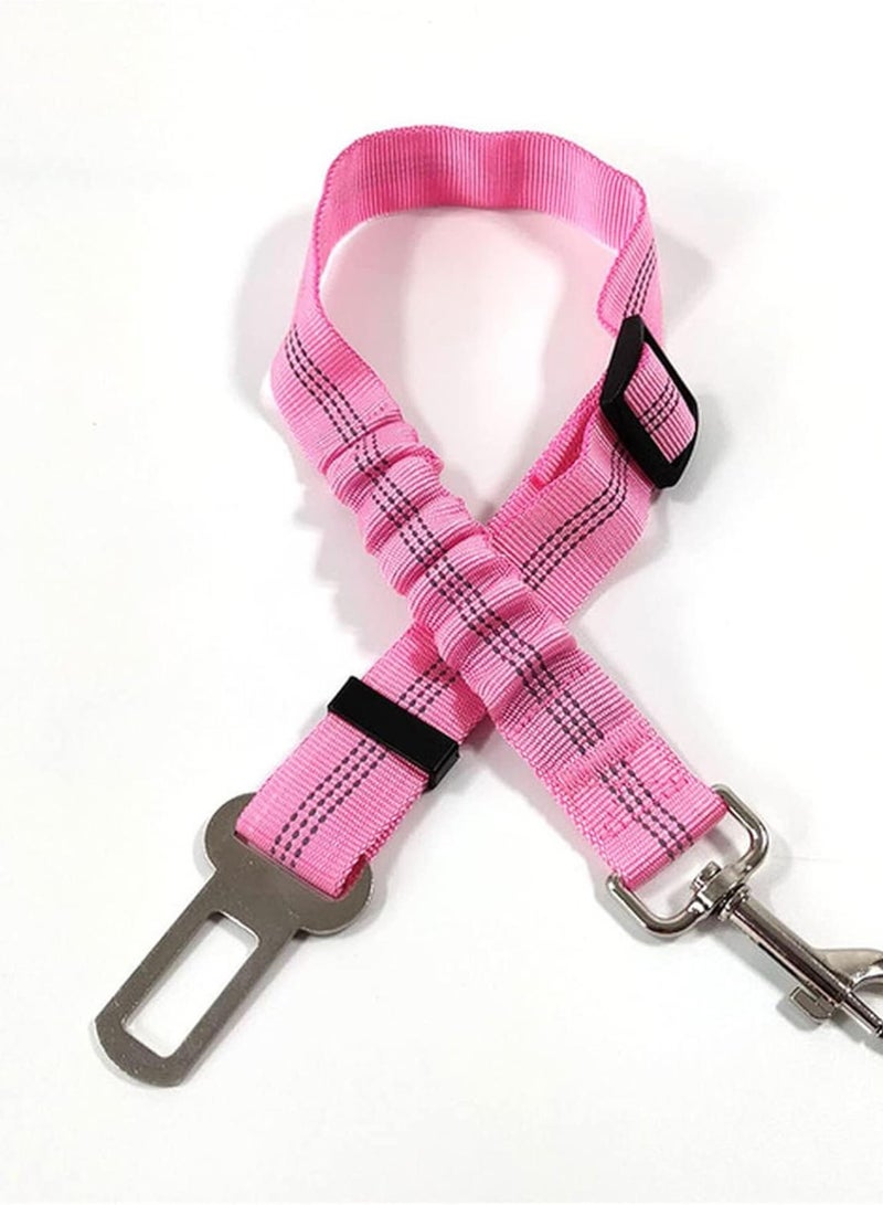 GGOOT Pet Rope Dog Seat Belt Harness Adjustable Dog Cat Safety Leads Car Seat Belt Nylon Vehicle Seatbelts for Dogs Vehicle Travel Pet Products Pet Traction Rope(Elastic C)  - Image 1