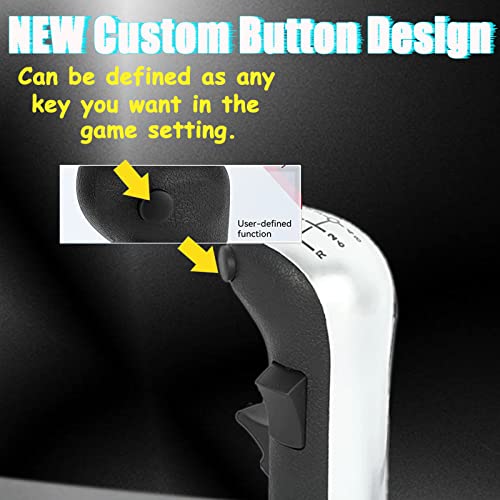 Obokidly USB Gearshift Knob Support G29 G920 G27 for Simracing Game Sim Rig ETS2&ATS Games Euro Truck Simulator Shifter (Blck-Gear Shift Shifter Knob) - Image 3