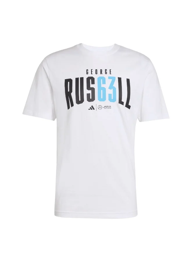 adidas Adidas Mer Gr Tee M M White Motorsport T-Shirts For Men