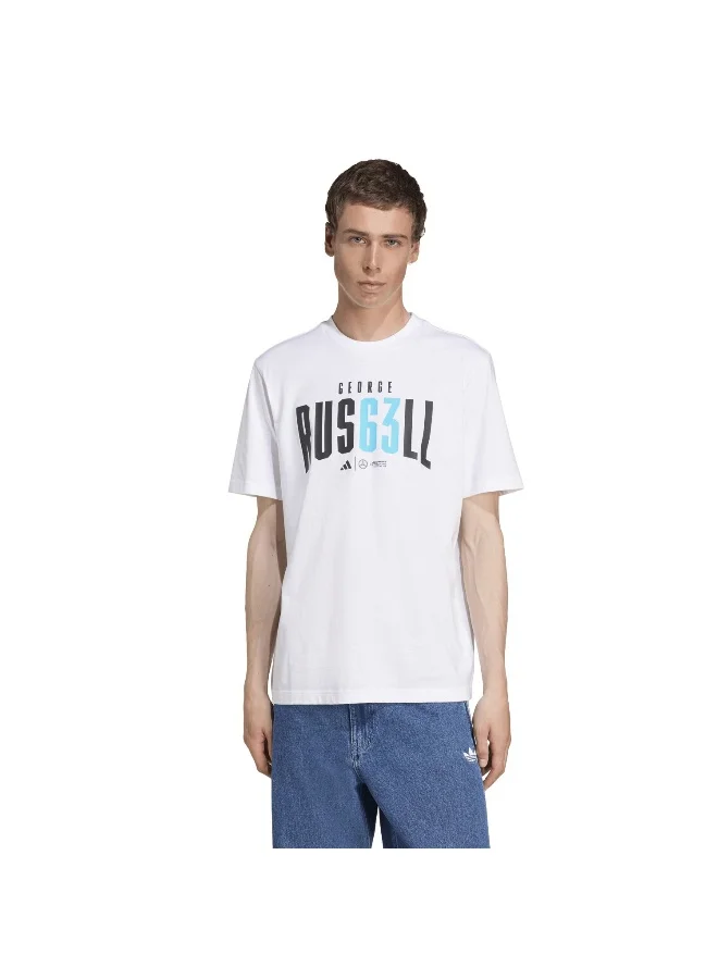 adidas Adidas Mer Gr Tee M M White Motorsport T-Shirts For Men