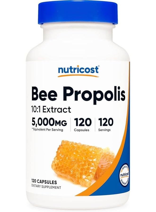 Nutricost, عكبر النحل، 5000 مجم، 120 كبسولة - Image 1