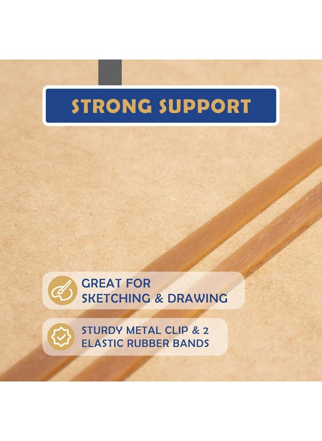 Falling In art - Falling in Art 13x17 Sketch Board, Drawing Tote Board for Artists with Sturdy Clip and Rubber Bands, Portable Art Clipboard for Classroom and Studio Drawing - Image 1