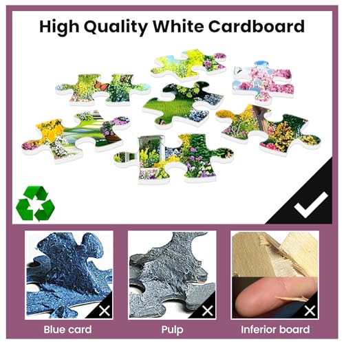WSCXSC Jigsaw Puzzles 500 Pieces for AdultsSpring Puzzles 500 Pieces Adult Puzzles Games Family Challenging Game Great Gift Idea 205x15IN - Image 5