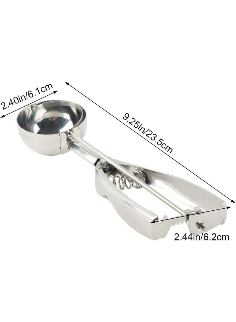 Ice Cream Scoops Fruit Scoop Stainless Steel Cookie Scoop for Ice Cream Meatballs Mellon Balls Mashed Potatoes and Muffins - Image 5