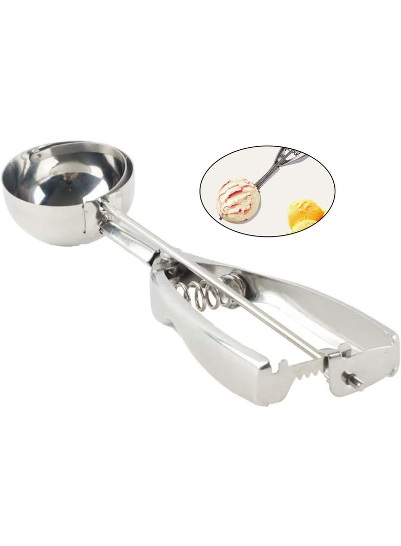 Ice Cream Scoops Fruit Scoop Stainless Steel Cookie Scoop for Ice Cream Meatballs Mellon Balls Mashed Potatoes and Muffins - Image 4