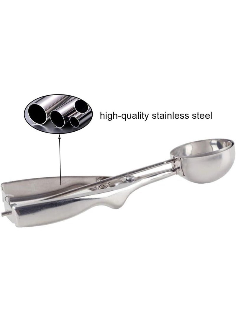 Ice Cream Scoops Fruit Scoop Stainless Steel Cookie Scoop for Ice Cream Meatballs Mellon Balls Mashed Potatoes and Muffins - Image 3